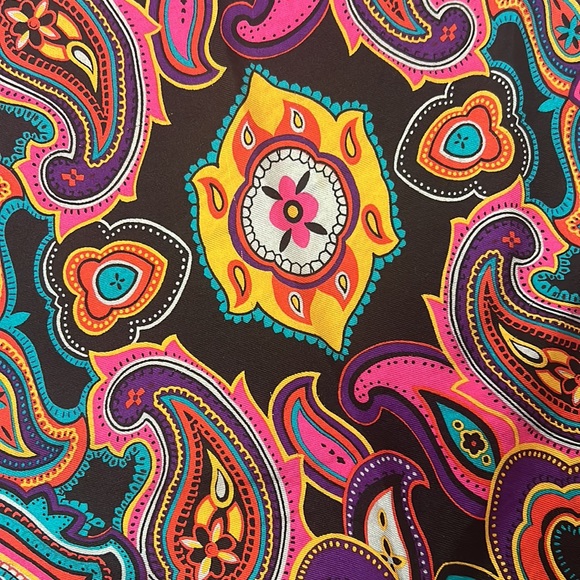 Vintage Bill Blass Paisley Silk Scarf - Picture 4 of 6